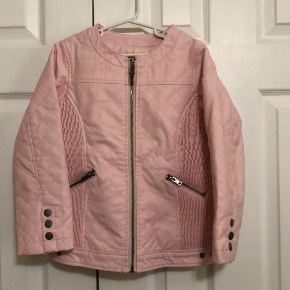 Girls faux-leather Jacket.